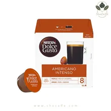 کپسول قهوه دولچه گوستو  مدل آمریکانو اینتنسو DolceGusto Americano Intenso - با درجه تلخی 8